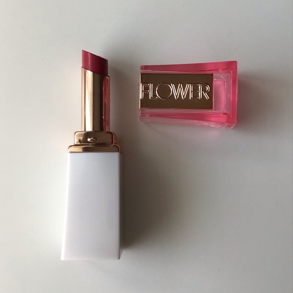 NEW! FLOWER Lipstick Drew Barrymore Petal to the Metal LB1 Pink Lip Butter - Picture 8 of 15